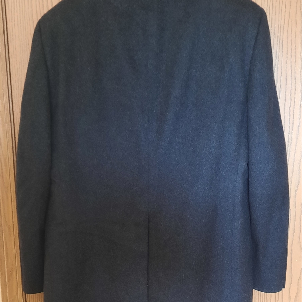 Bill Blass Mens 100%Cashmere Charcoal Gray Blazer Size 42 Regular - Picture 7 of 12